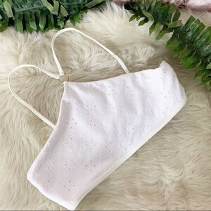 Kaohs June White Bikini Top Size XS